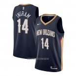 Camiseta New Orleans Pelicans Brandon Ingram NO 14 Icon 2020-21 Azul