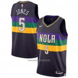 Camiseta New Orleans Pelicans Herbert Jones NO 5 Ciudad 2022-23 Violeta