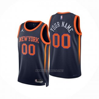Camiseta New York Knicks Personalizada Statement 2024-25 Negro