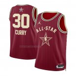 Camiseta Nino All Star 2024 Golden State Warriors Stephen Curry NO 30 Rojo
