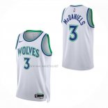 Camiseta Nino Minnesota Timberwolves Jaden McDaniels NO 3 Association 2026-27 Blanco