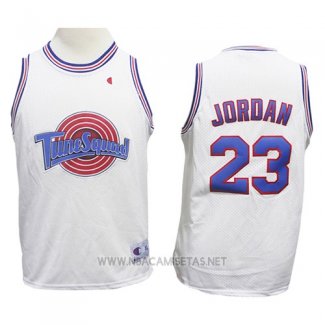 Camiseta Nino Tune Squad Michael Jordan NO 23 Blanco