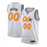 Camiseta Orlando Magic Aaron Gordon NO 00 Ciudad 2020-21 Blanco