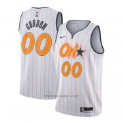 Camiseta Orlando Magic Aaron Gordon NO 00 Ciudad 2020-21 Blanco