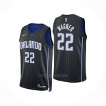 Camiseta Orlando Magic Franz Wagner NO 22 Icon 2024-25 Negro