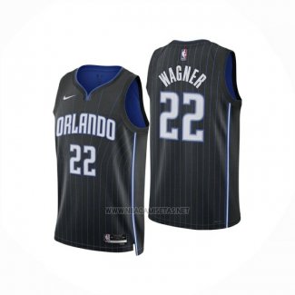 Camiseta Orlando Magic Franz Wagner NO 22 Icon 2024-25 Negro