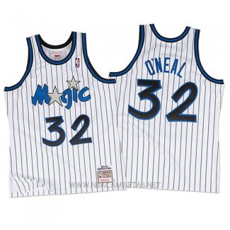 Camiseta Orlando Magic Shaquille O'Neal NO 32 Retro Blanco