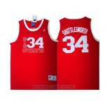 Camiseta Pelicula Big State Jesus Shuttlesworth NO 34 Rojo