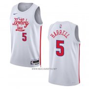 Camiseta Philadelphia 76ers Montrezl Harrell NO 5 Ciudad 2022-23 Blanco