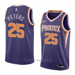 Camiseta Phoenix Suns Alec Peters NO 25 Icon 2018 Azul