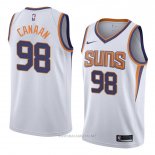 Camiseta Phoenix Suns Isaiah Canaan NO 98 Association 2017-18 Blanco