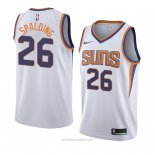 Camiseta Phoenix Suns Knicks Ray Spalding NO 26 Association 2018 Blanco