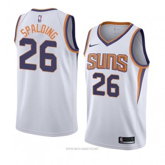 Camiseta Phoenix Suns Knicks Ray Spalding NO 26 Association 2018 Blanco