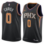 Camiseta Phoenix Suns Marquese Chriss NO 0 Statement 2018 Negro