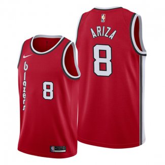 Camiseta Portland Trail Blazers Trevor Ariza NO 8 Classic 2020 Rojo