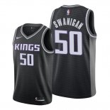 Camiseta Sacramento Kings Caleb Swanigan NO 50 Statement Negro