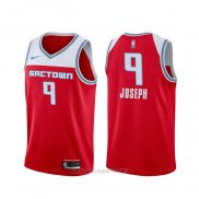 Camiseta Sacramento Kings Cory Joseph NO 9 Ciudad 2019-20 Rojo