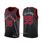 Camiseta Toronto Raptors Freddie Gillespie NO 55 Statement 2020-21 Negro