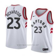 Camiseta Toronto Raptors Malachi Richardson NO 23 Association 2018 Blanco