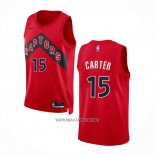 Camiseta Toronto Raptors Vince Carter NO 15 Icon 2022-23 Rojo