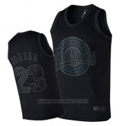 Camiseta Tune Squad Michael Jordan NO 23 Negro