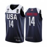 Camiseta USA Khris Middleton 2019 FIBA Basketball World Cup Azul