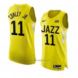 Camiseta Utah Jazz Mike Conley JR. NO 11 Icon Autentico 2022-23 Amarillo