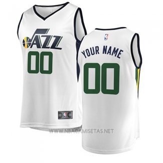 Camiseta Utah Jazz Nike Personalizada 17-18 Blanco