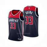 Camiseta Washington Wizards Kyle Kuzma NO 33 Statement 2024-25 Azul