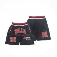 Pantalone Chicago Bulls Mitchell & Ness Just Don 1996-97 Negro