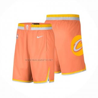 Pantalone Cleveland Cavaliers Ciudad 2025-26 Naranja