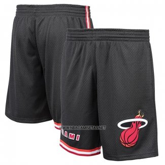 Pantalone Miami Heat Mitchell & Ness Negro