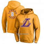 Sudaderas con Capucha Los Angeles Lakers Kobe Bayant Amarillo3