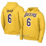 Sudaderas con Capucha Los Angeles Lakers LeBron James Amarillo