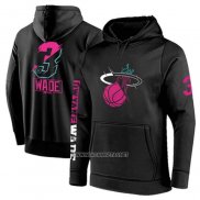 Sudaderas con Capucha Miami Heat Dwyane Wade Negro