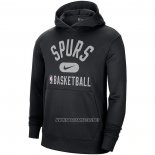 Sudaderas con Capucha San Antonio Spurs Performance Practice 2021-2022 Negro