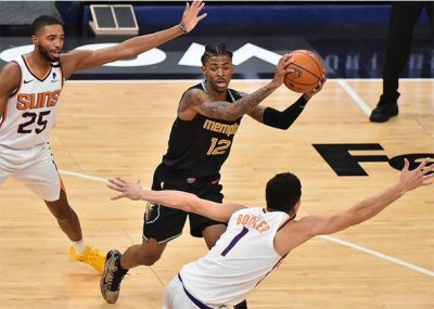 Grizzlies vencieron a los Suns 108-104 en casa