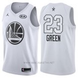 Camiseta All Star 2018 Golden State Warriors Draymond Green NO 23 Blanco