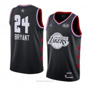 Camiseta All Star 2019 Los Angeles Lakers Kobe Bryant NO 24 Negro