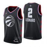 Camiseta All Star 2019 Toronto Raptors Kawhi Leonard NO 2 Negro