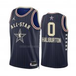 Camiseta All Star 2024 Indiana Pacers Tyrese Haliburton NO 0 Azul