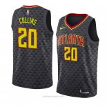 Camiseta Atlanta Hawks John Collins NO 20 Icon 2018-19 Negro