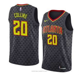 Camiseta Atlanta Hawks John Collins NO 20 Icon 2018-19 Negro