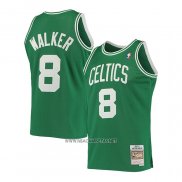 Camiseta Boston Celtics Antoine Walker NO 8 Hardwood Classics 2000-01 Verde