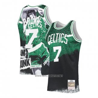 Camiseta Boston Celtics Dee Brown NO 7 Hardwood Classics 1990-91 Verde