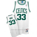 Camiseta Boston Celtics Larry Bird NO 33 Retro Blanco