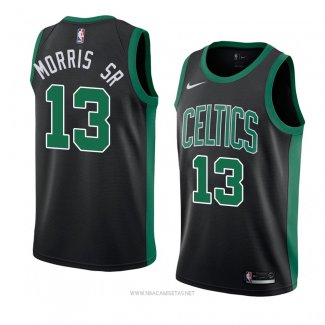 Camiseta Boston Celtics Marcus Morris NO 13 Statement 2018 Negro