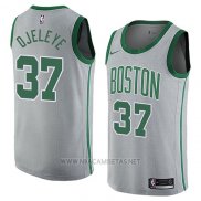 Camiseta Boston Celtics Semi Ojeleye NO 37 Ciudad 2018 Gris