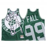 Camiseta Boston Celtics Tacko Fall NO 99 Mitchell & Ness Big Face Verde
