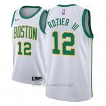 Camiseta Boston Celtics Terry Rozier III NO 12 Ciudad 2018-19 Blanco